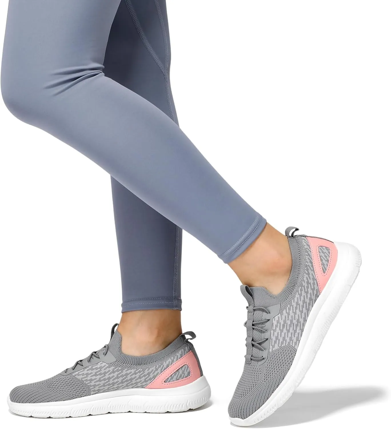 STQ Women Walking Shoes with Arch Support Comfort Lightweight Slip on Sneakers