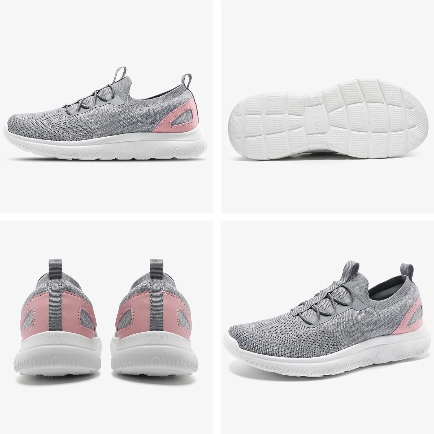 STQ Women Walking Shoes with Arch Support Comfort Lightweight Slip on Sneakers