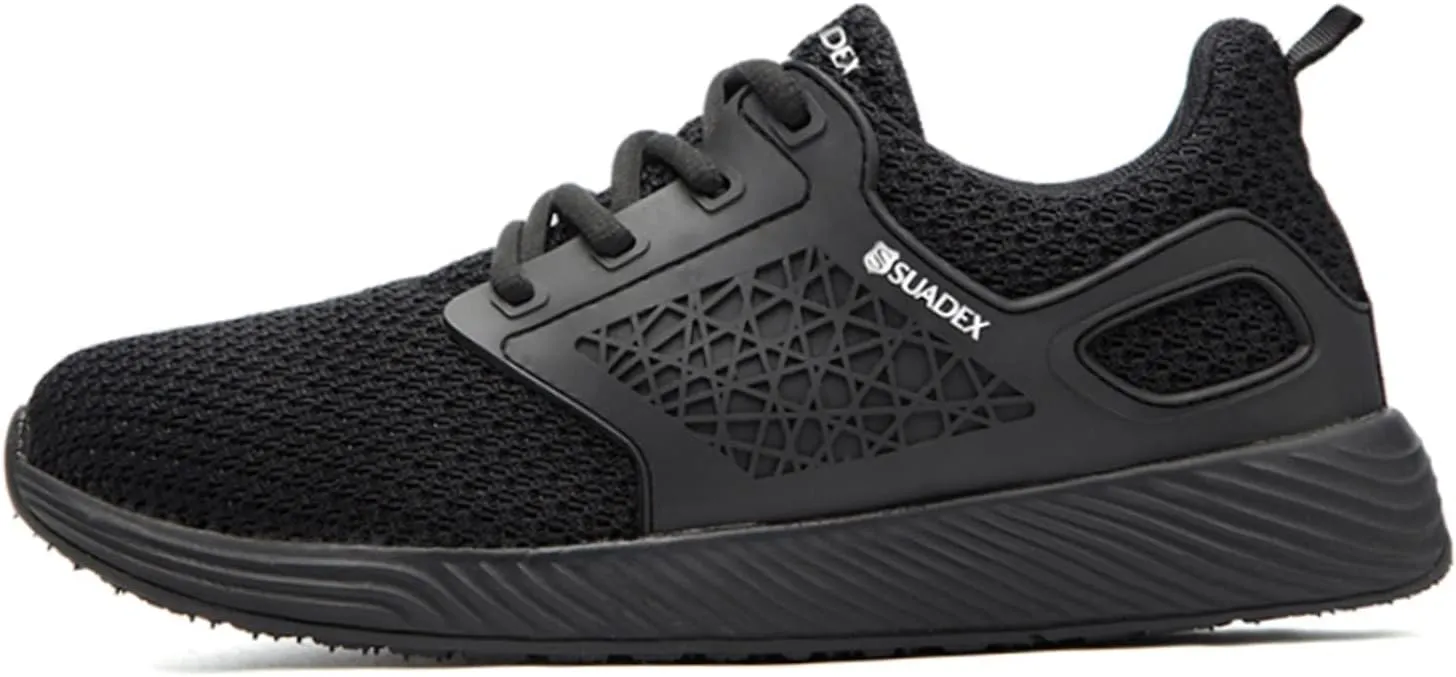 SUADEX Steel Toe Shoes for Men Women Lightweight Safety Work Sneakers for Construction Indestructible Breathable