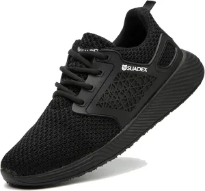 SUADEX Steel Toe Shoes for Men Women Lightweight Safety Work Sneakers for Construction Indestructible Breathable