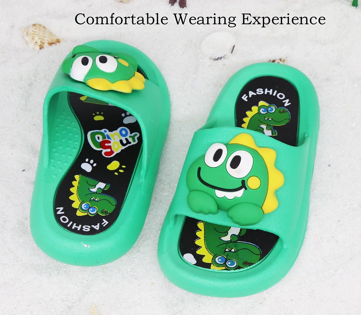 Toddler Little Kids Slides Sandals Unicorn Shark Bunny Beach Pool Shower Slides Anti-Skid Home Bath Slippers Cute Summer Outdoor Shoes for Girls and Boys
