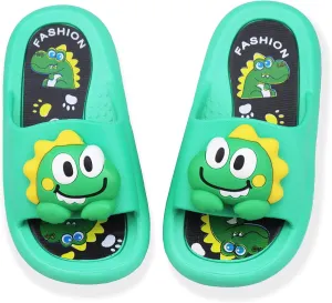 Toddler Little Kids Slides Sandals Unicorn Shark Bunny Beach Pool Shower Slides Anti-Skid Home Bath Slippers Cute Summer Outdoor Shoes for Girls and Boys