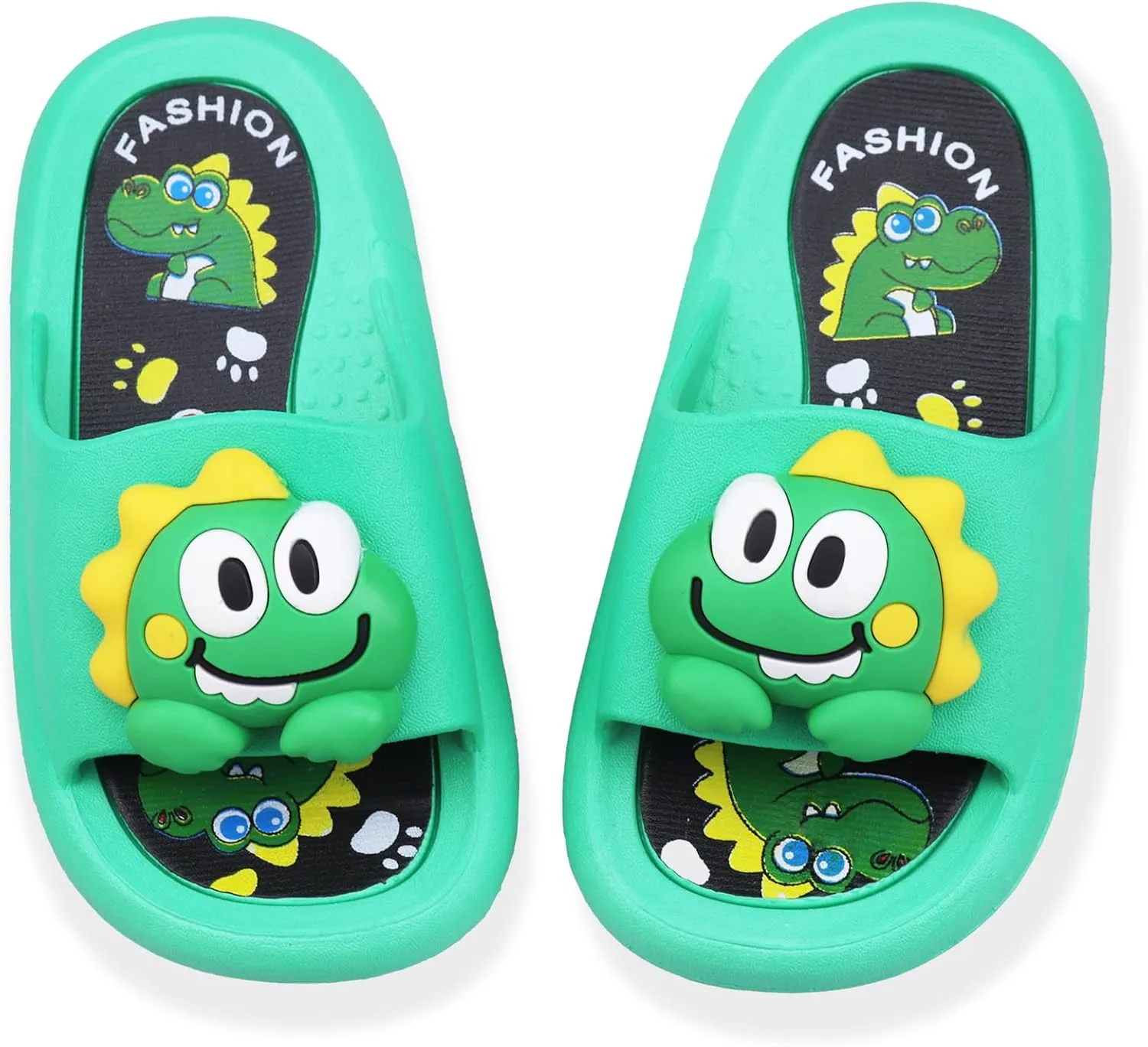 Toddler Little Kids Slides Sandals Unicorn Shark Bunny Beach Pool Shower Slides Anti-Skid Home Bath Slippers Cute Summer Outdoor Shoes for Girls and Boys