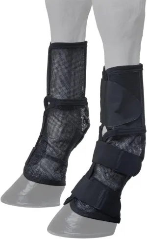 Tough 1 Contour Mesh Fly Boots Horse Black