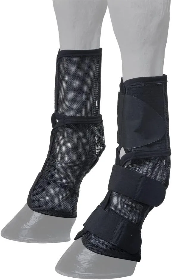 Tough 1 Contour Mesh Fly Boots Horse Black