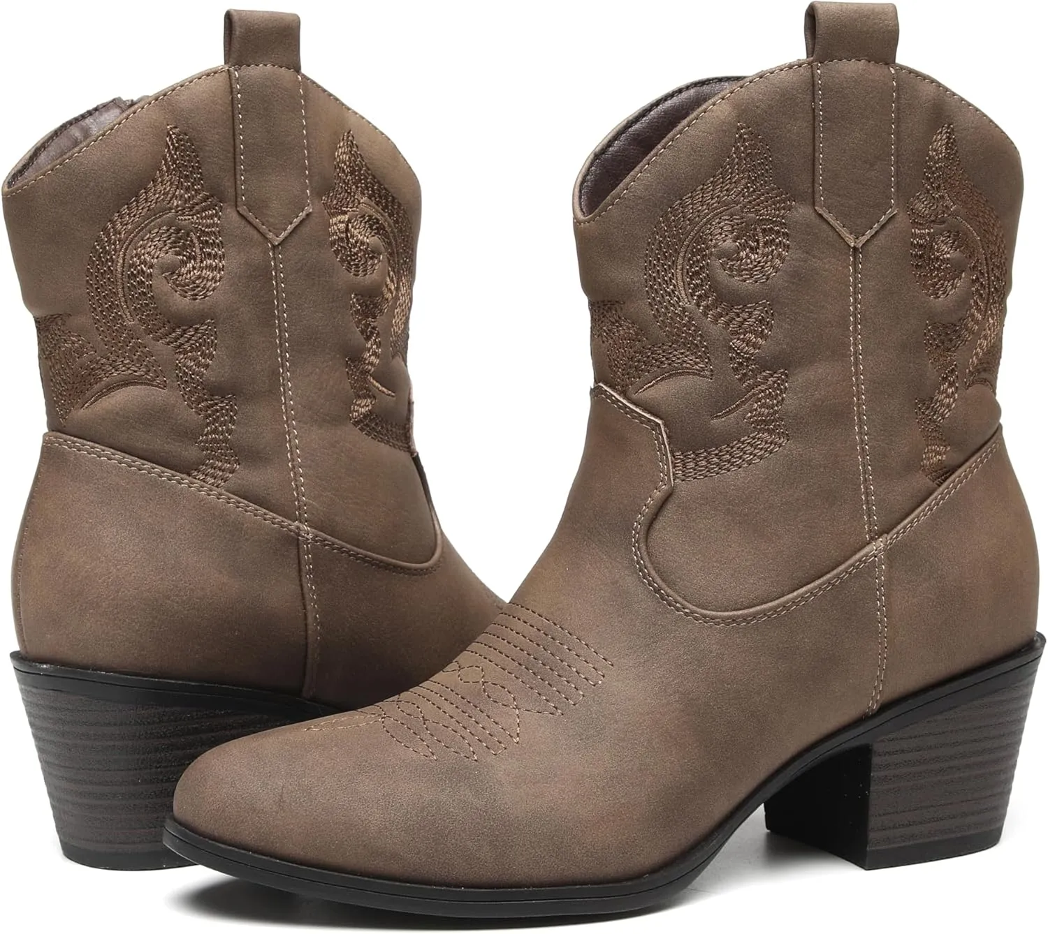 TYNDALL Women's Ankle Boots Western Wear Fashion Cowboy Boots for Women