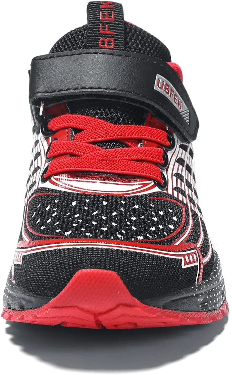 UBFEN Kids Sneakers Boys Girls Tennis Shoes for Running Athletic Walking Gym Sports Lightweight Breathable