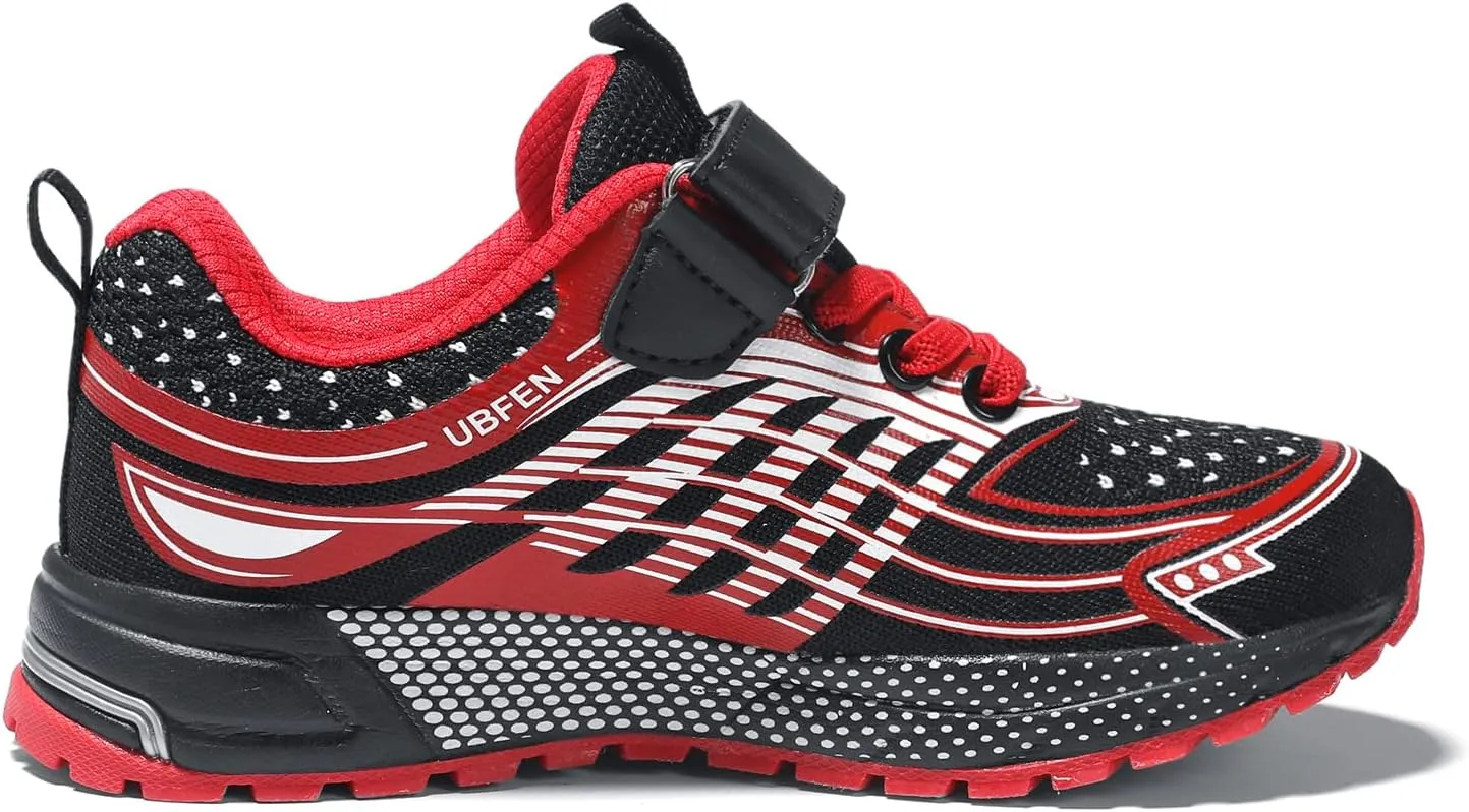 UBFEN Kids Sneakers Boys Girls Tennis Shoes for Running Athletic Walking Gym Sports Lightweight Breathable
