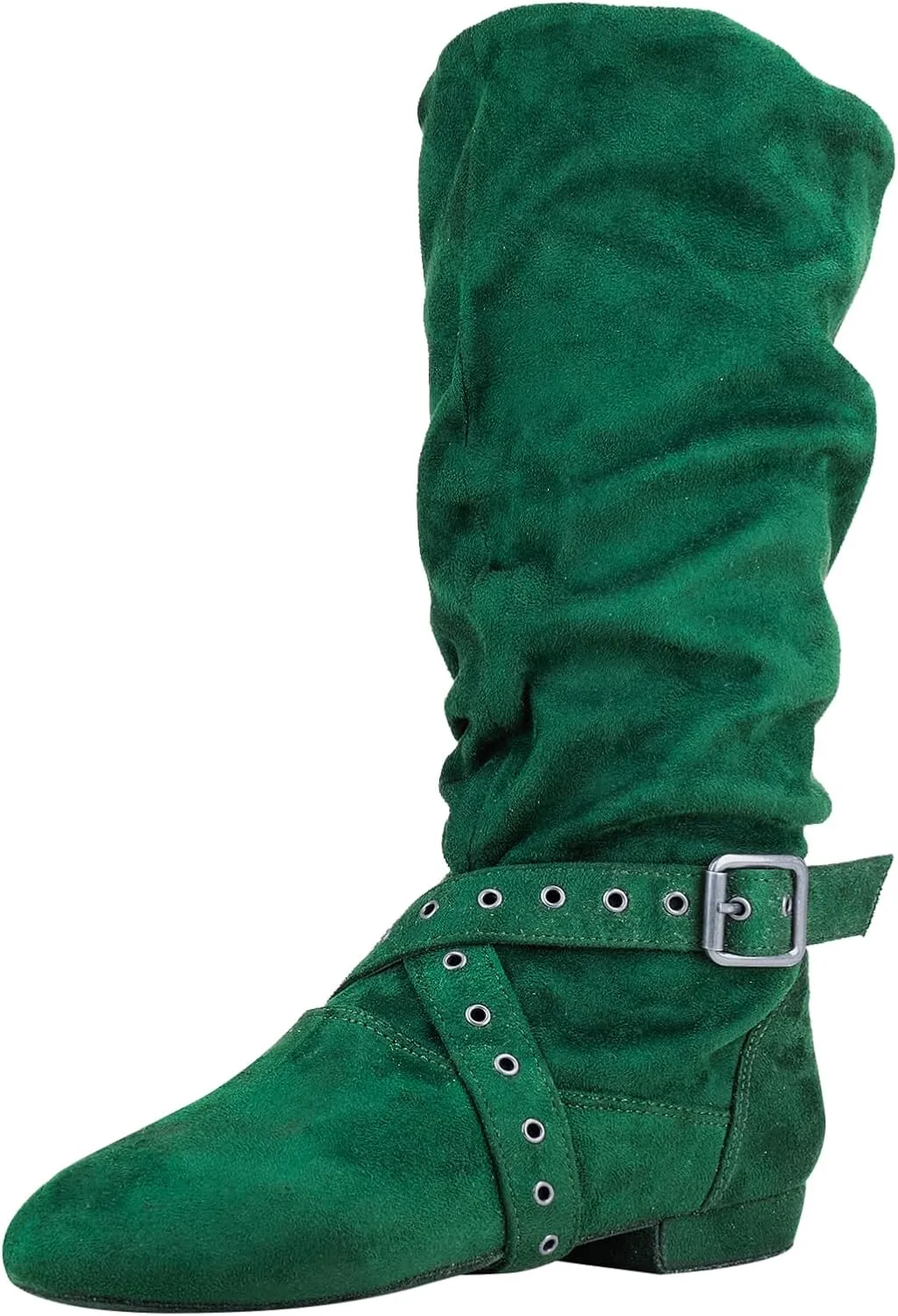 Urban Step Dance Line Shoes Suede Sole Boot Step Women Latin Dance Boots Salsa Shoe Long Warm Up Line Shoes West Coast Swing Dance Boots