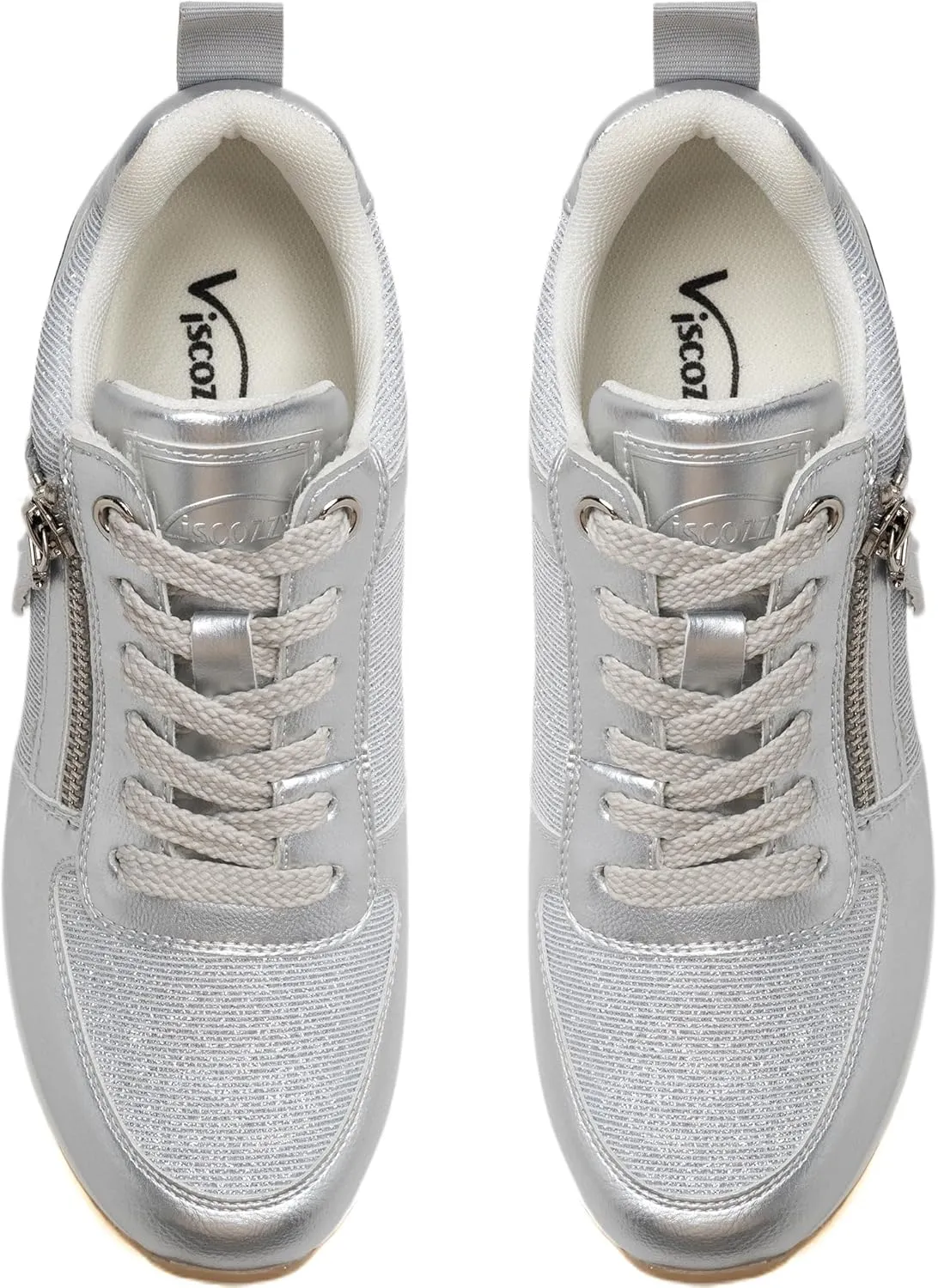 Viscozzy High Heel Wedge Sneakers for Women