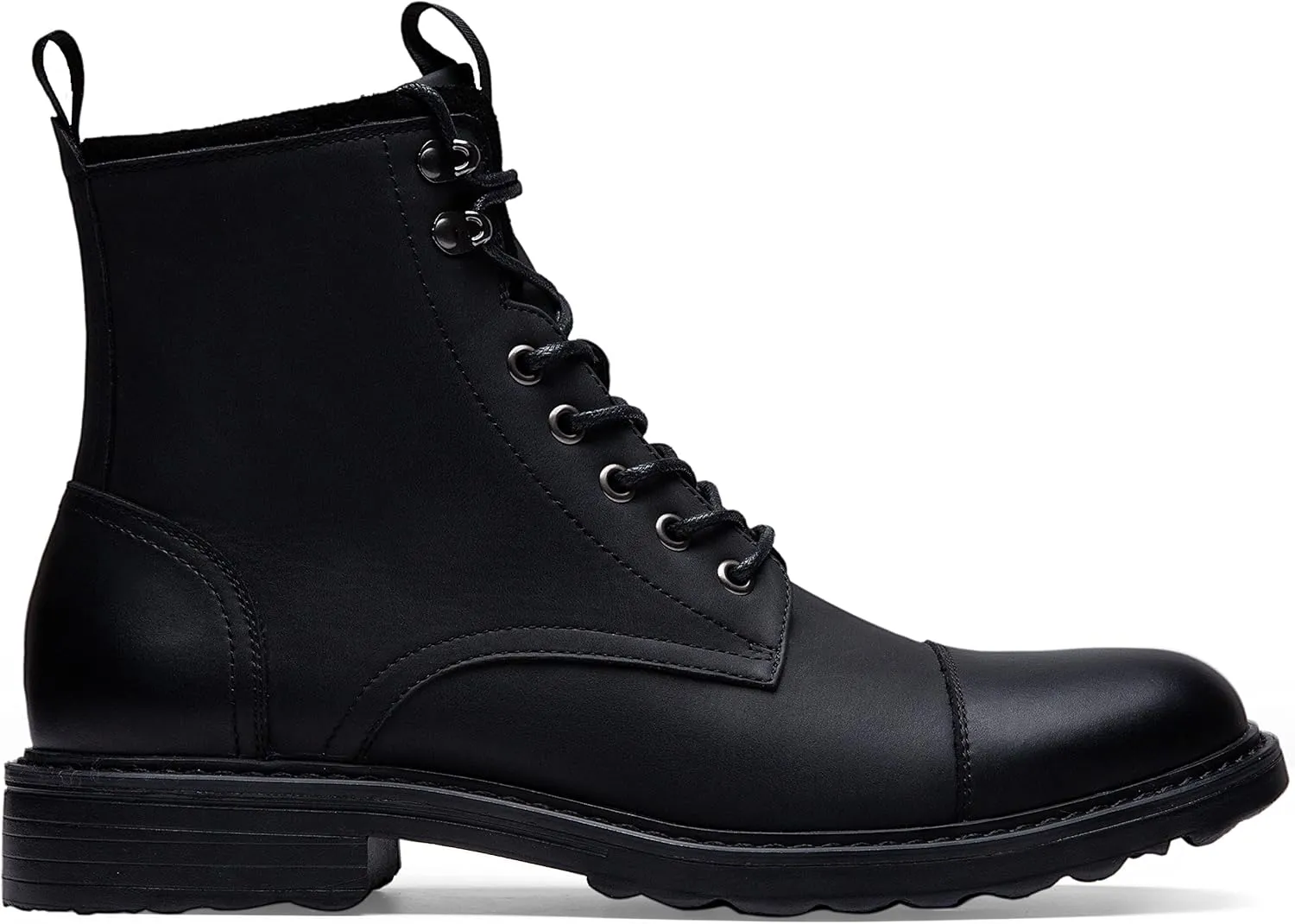Vostey Mens Boots Motorcycle Casual Boots for Men Zipper Fashion Chukka Boots Mens