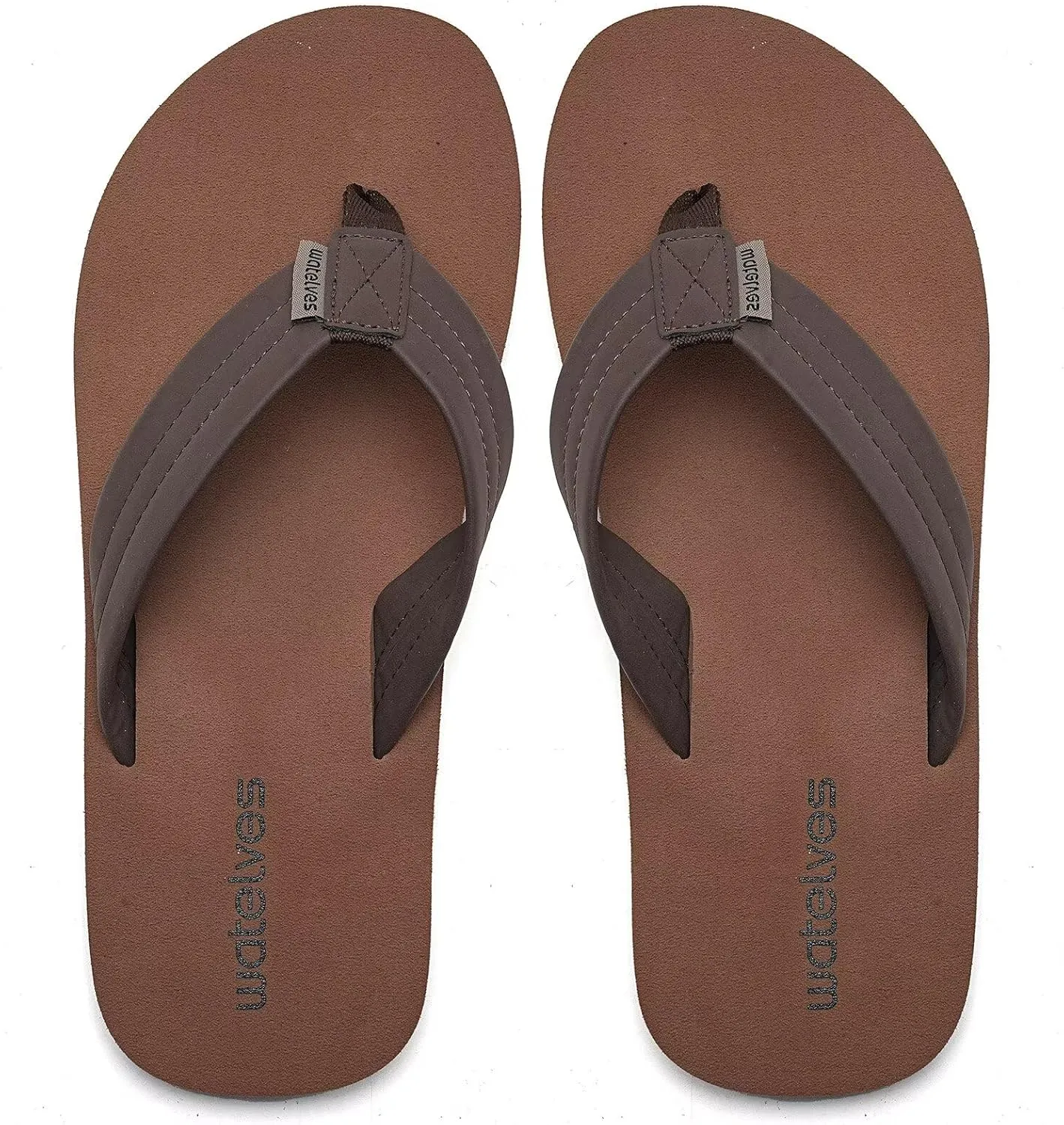 WateLves Mens-Flip-Flops-Thong-Sandals-with-Arch-Support Lightweight-Water-Shoes Open-Toe Comfort Summer-Beach-Slippers for Pool-Showers-Dorms Indoor-Outdoor
