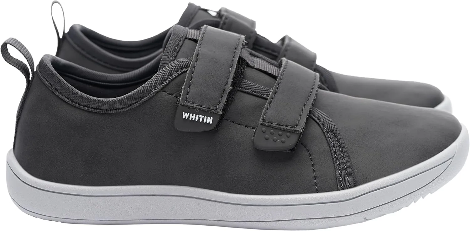 WHITIN Toddler/Boys/Girls Barefoot Shoes | Kids Wide Width Minimalist Sneakers | Classic Canvas | Supports Natural Foot Growth