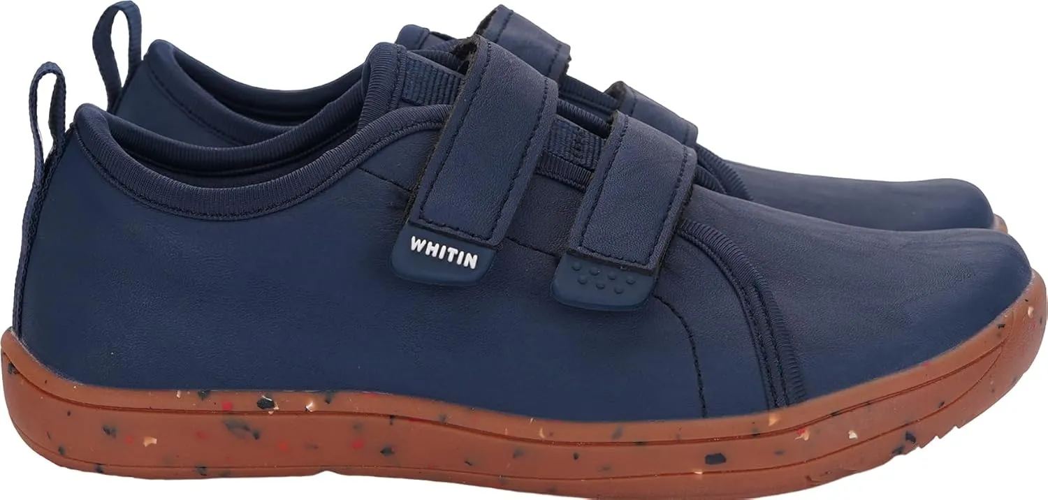 WHITIN Toddler/Boys/Girls Barefoot Shoes | Kids Wide Width Minimalist Sneakers | Classic Canvas | Supports Natural Foot Growth