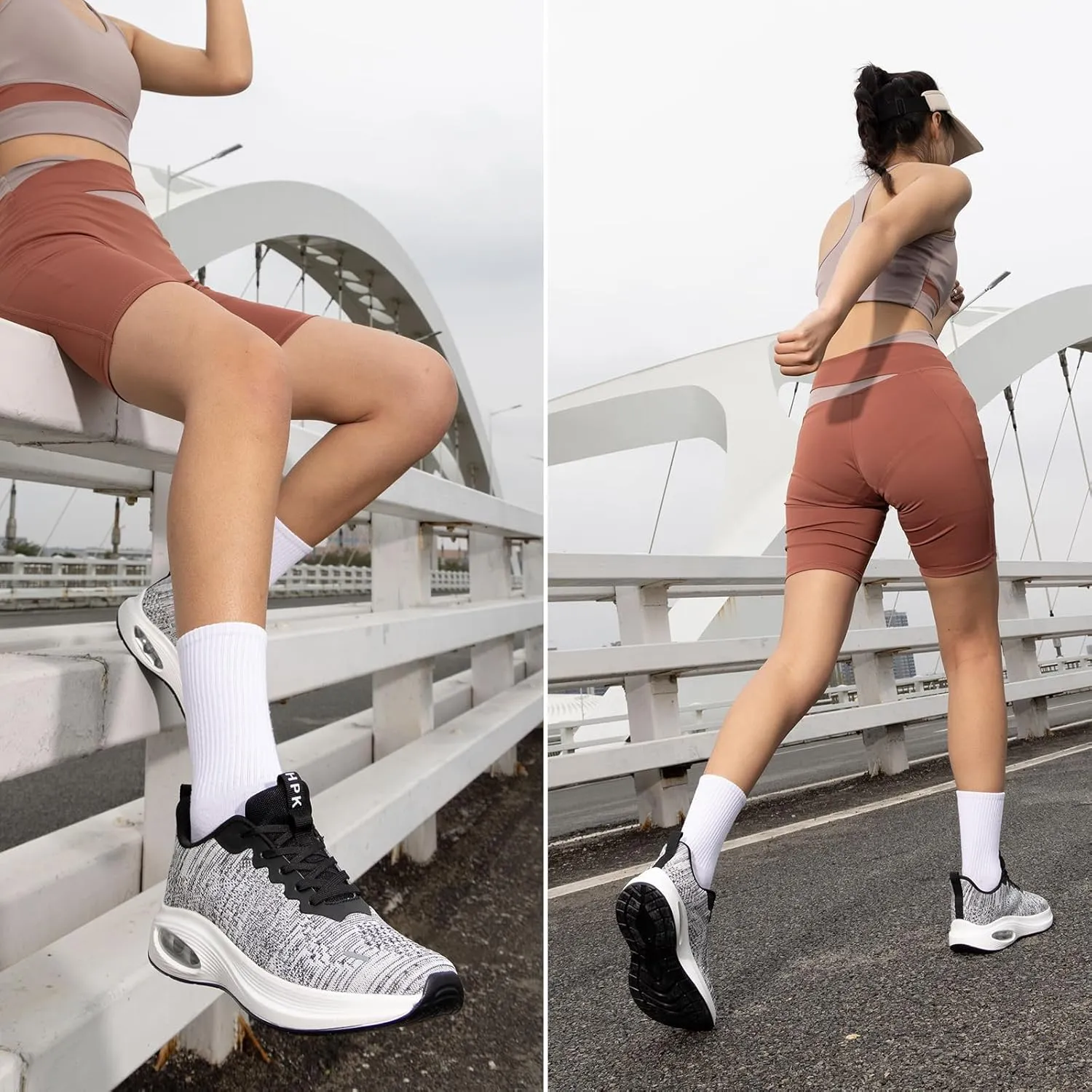 Wide Toe Box Shoes Women Air Cushion Running Shoes Extra Wide Width Sneakers Ultra Light Tennis Arch Support Walking Diabetic Plantar Fasciitis Athletic