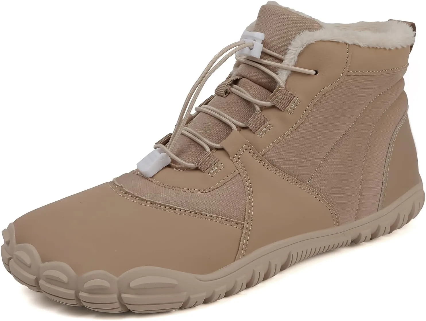 Winter Hike Barefoot Boots Womens,Warm Zero Drop Snow Boot Slip On Barefoot Footwear Men Wide Waterproof hike barefoot shoes Women Hiking Walking Outdoor
