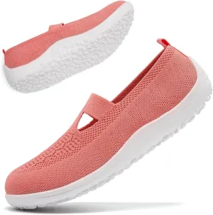Women's Barefoot Shoes Slip on Zero Drop Workout Shoes Minimalist Walking Sneakers Lightweight Comfortable Footwear Athletic Sports Gym