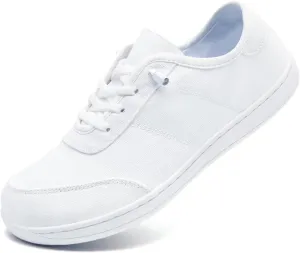 Women's Barefoot Shoes Wide Toe Box Walking Running Shoes Zero Drop Sole Minimalist Wide-Fit Shoes Breathable Lightweight Fashion Tennis Sneakers for Gym Sport