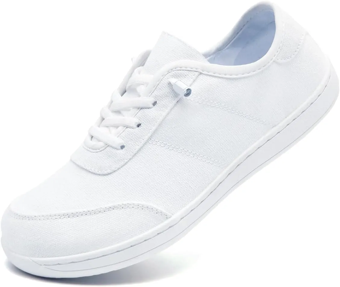 Women's Barefoot Shoes Wide Toe Box Walking Running Shoes Zero Drop Sole Minimalist Wide-Fit Shoes Breathable Lightweight Fashion Tennis Sneakers for Gym Sport