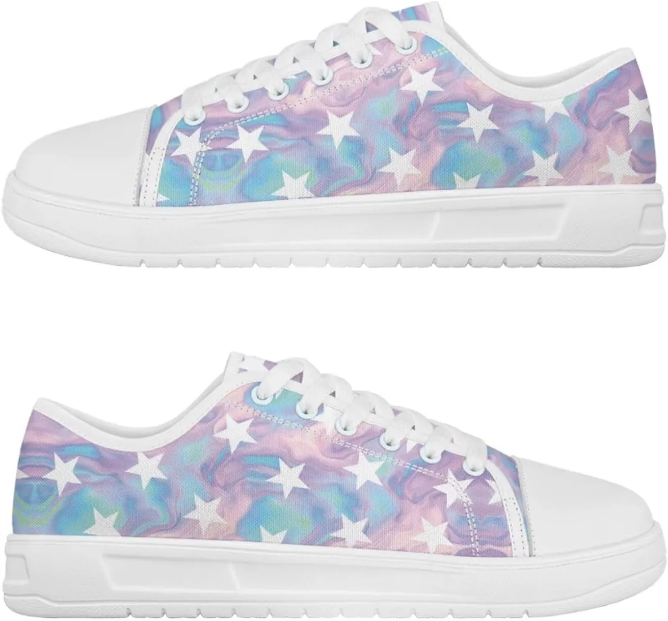 Women's Casual Fashion Canvas Sneakers Hand Free Low-Top Sneakers Lightweight Slip-On Loafers Walking Driving Shoes