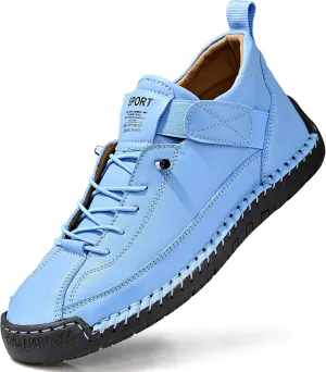 Womens Casual Shoes Ankle Chukka Boots Slip On Breathable Loafers Handmade Fashion Sneakers Mid top Walking Driving Flats Shoes