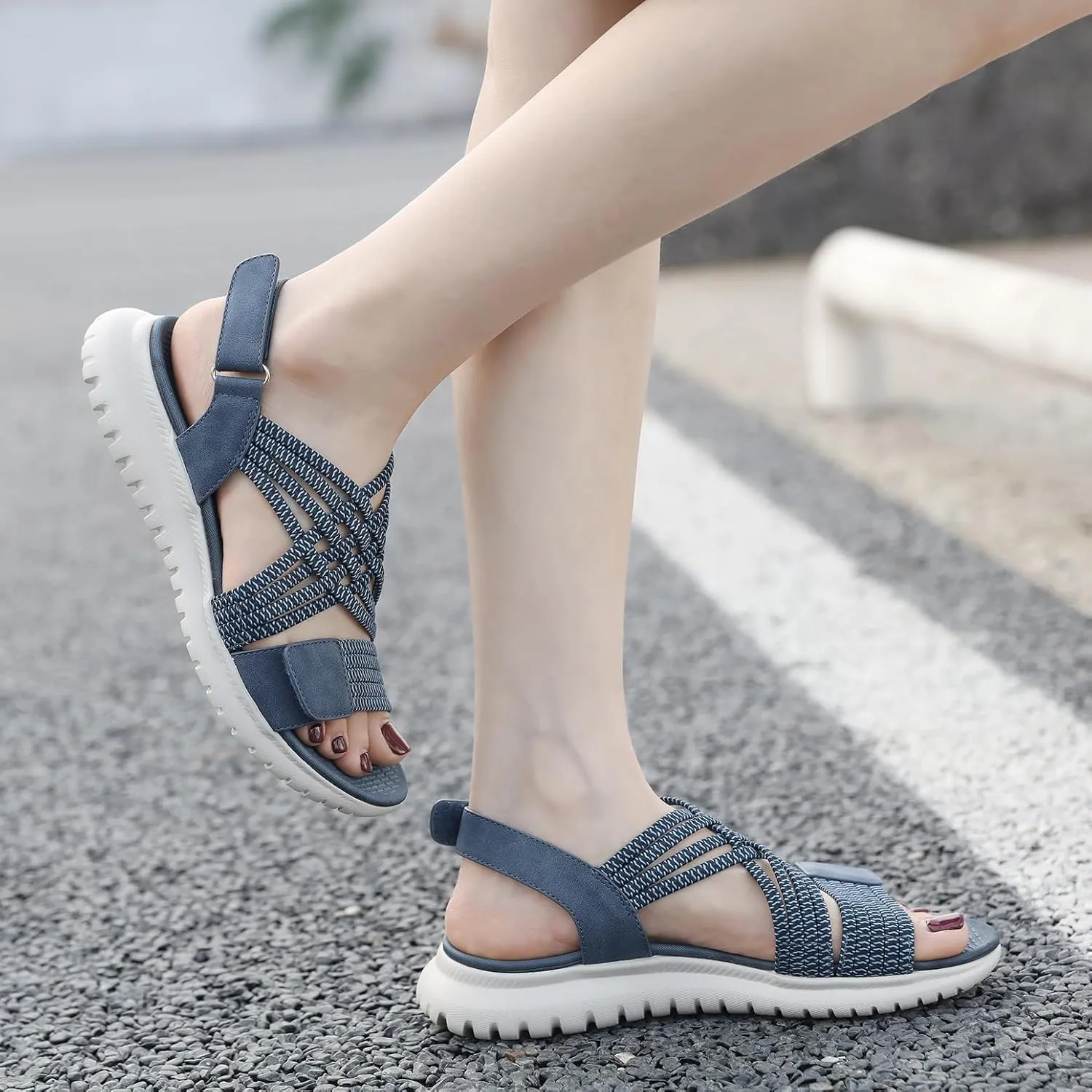 Women's Comfort Sport Walking Sandals LightWeight Outdoor Hiking Sandals Summer Fashion Shoes