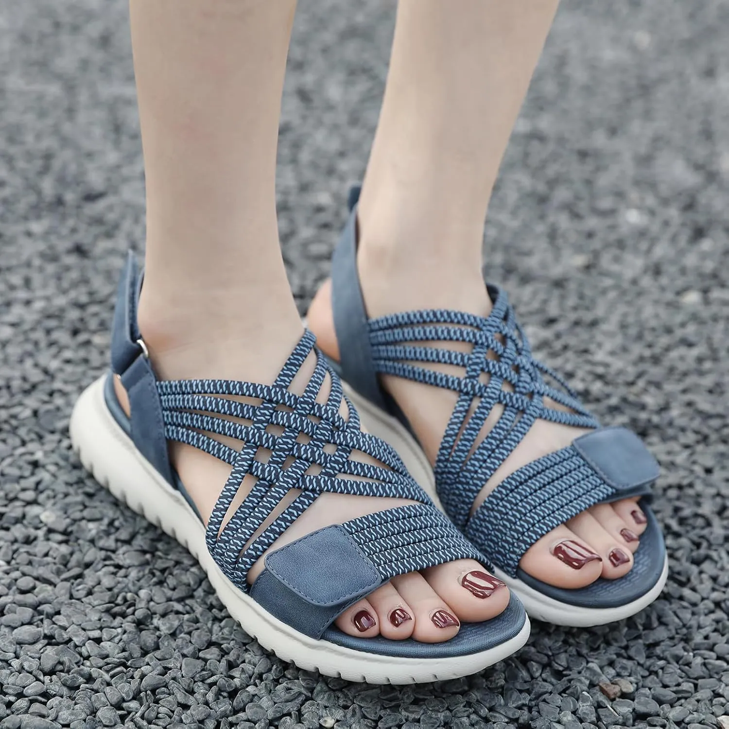 Women's Comfort Sport Walking Sandals LightWeight Outdoor Hiking Sandals Summer Fashion Shoes
