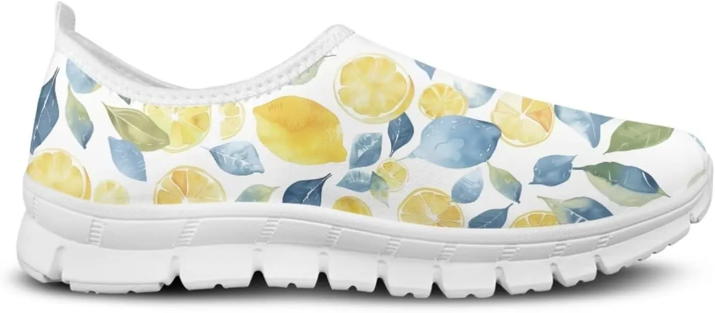 Women's Fruit Work Shoes Casual Loafers Flats Walk Shoes Ankle Support Platform Sneaker for Travel