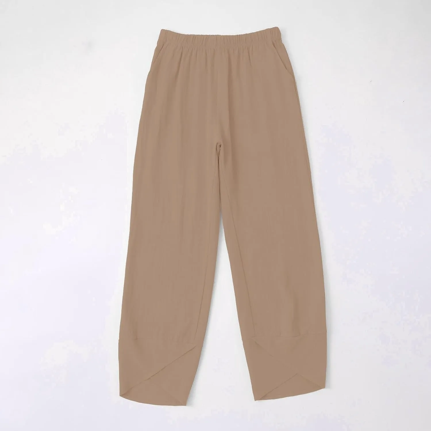 Womens Linen Home Lounge Pants Daily Office Work Relax Setting Trouser Outdoor Activitie Street Fashion Everyday Pant