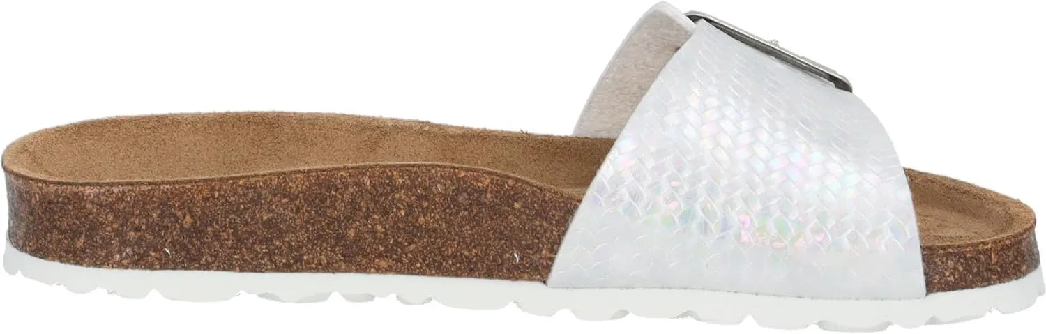 Women's Malta EGS Aurora by Sila Sahin Mules - Elegant Sandals Made in Spain - Comfortable Slippers with Cork Footbed - Fashionable Summer Shoes