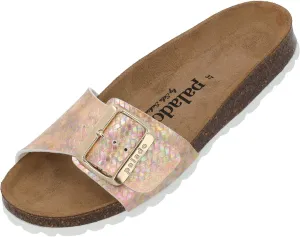 Women's Malta EGS Aurora by Sila Sahin Mules - Elegant Sandals Made in Spain - Comfortable Slippers with Cork Footbed - Fashionable Summer Shoes
