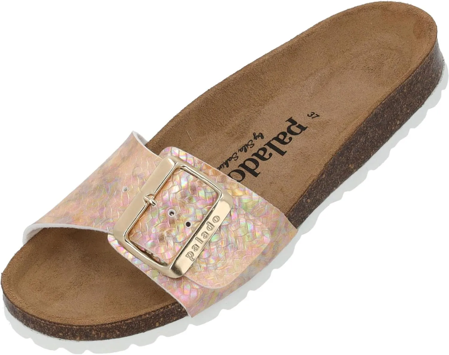 Women's Malta EGS Aurora by Sila Sahin Mules - Elegant Sandals Made in Spain - Comfortable Slippers with Cork Footbed - Fashionable Summer Shoes