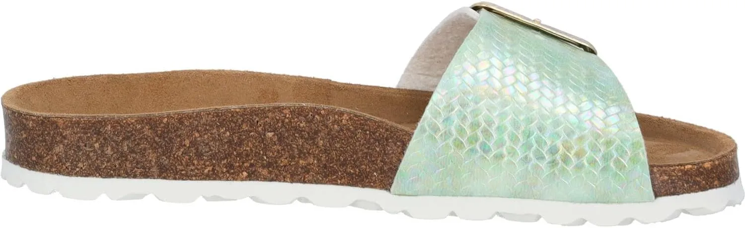 Women's Malta EGS Aurora by Sila Sahin Mules - Elegant Sandals Made in Spain - Comfortable Slippers with Cork Footbed - Fashionable Summer Shoes