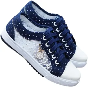 Women's Mesh Flat Sneakers, Casual Round Toe Lace Up Low Top Shoes, Versatile Flat Shoes