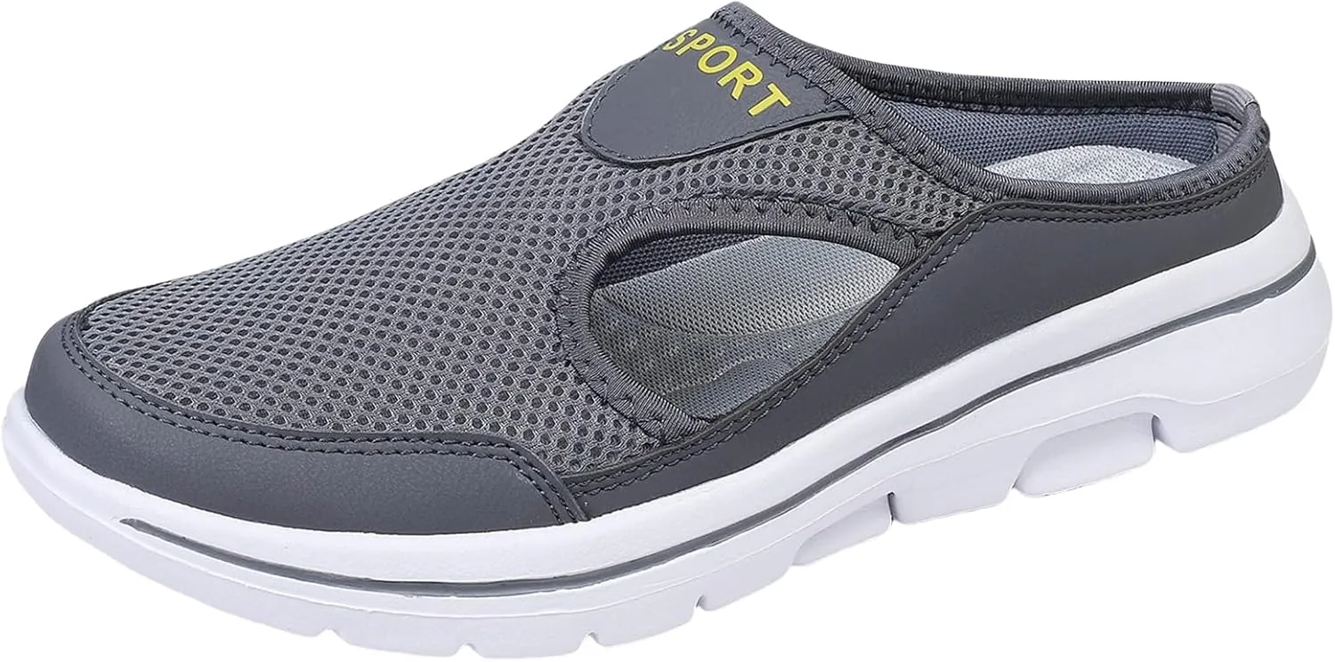 Women's Mules & Clogs Orthopedic Slip On Shoes for Women Men Lightweight Open Back Shoes Comfort Walking Shoes Breathable Slippers Closed Toe Slides