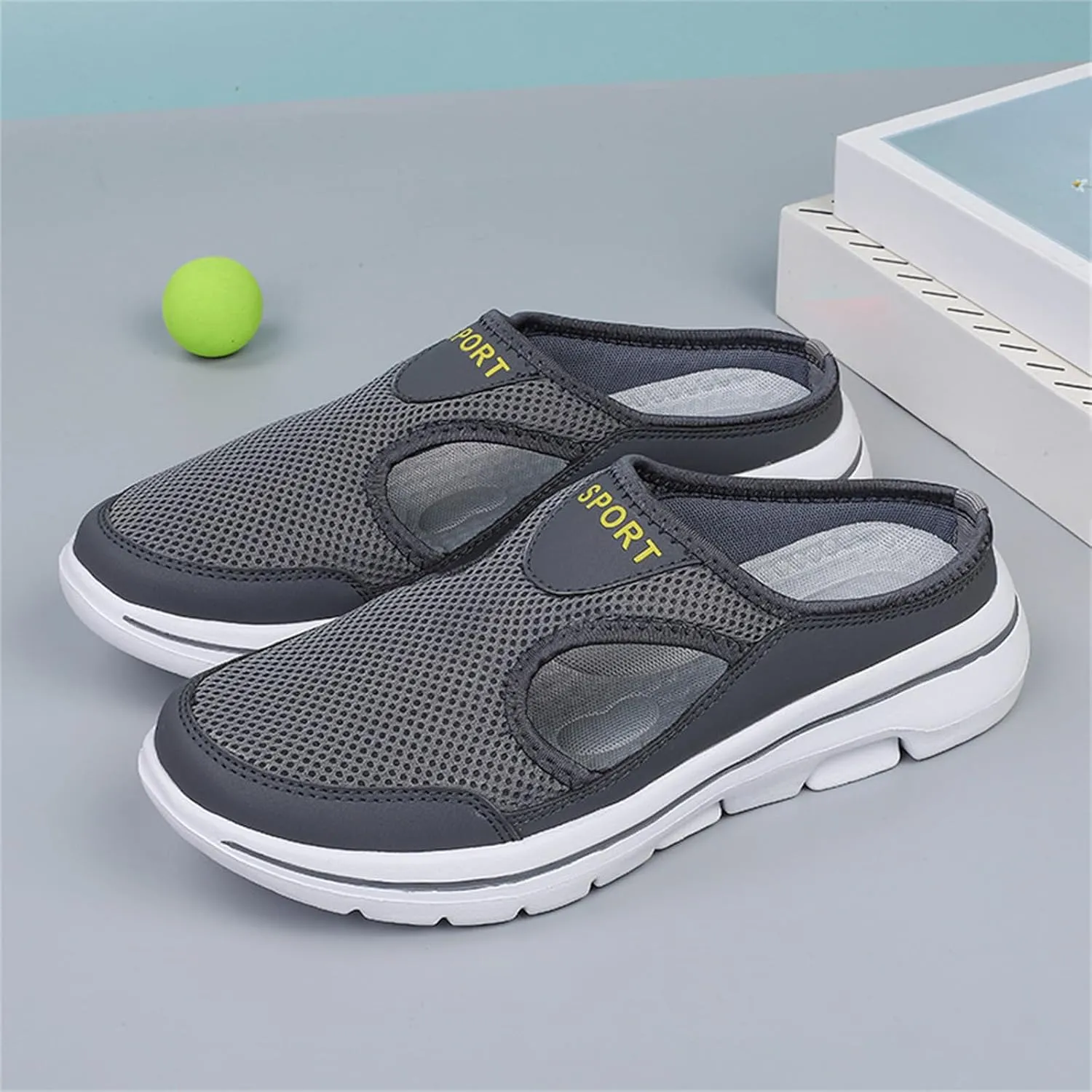 Women's Mules & Clogs Orthopedic Slip On Shoes for Women Men Lightweight Open Back Shoes Comfort Walking Shoes Breathable Slippers Closed Toe Slides