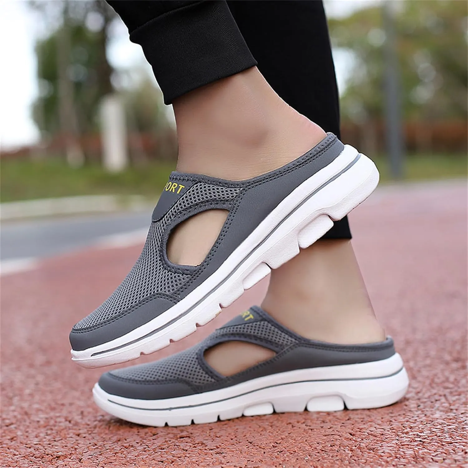 Women's Mules & Clogs Orthopedic Slip On Shoes for Women Men Lightweight Open Back Shoes Comfort Walking Shoes Breathable Slippers Closed Toe Slides