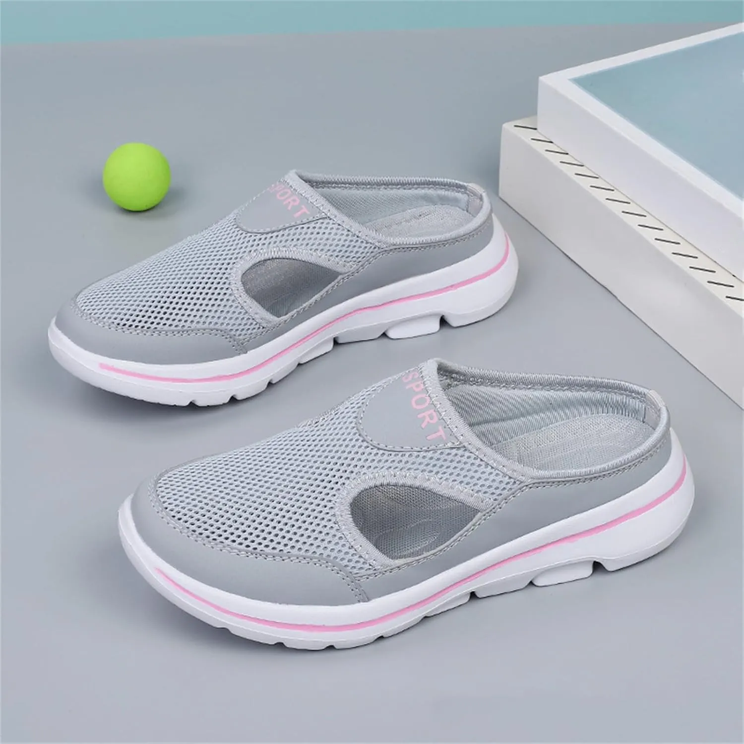 Women's Mules & Clogs Orthopedic Slip On Shoes for Women Men Lightweight Open Back Shoes Comfort Walking Shoes Breathable Slippers Closed Toe Slides