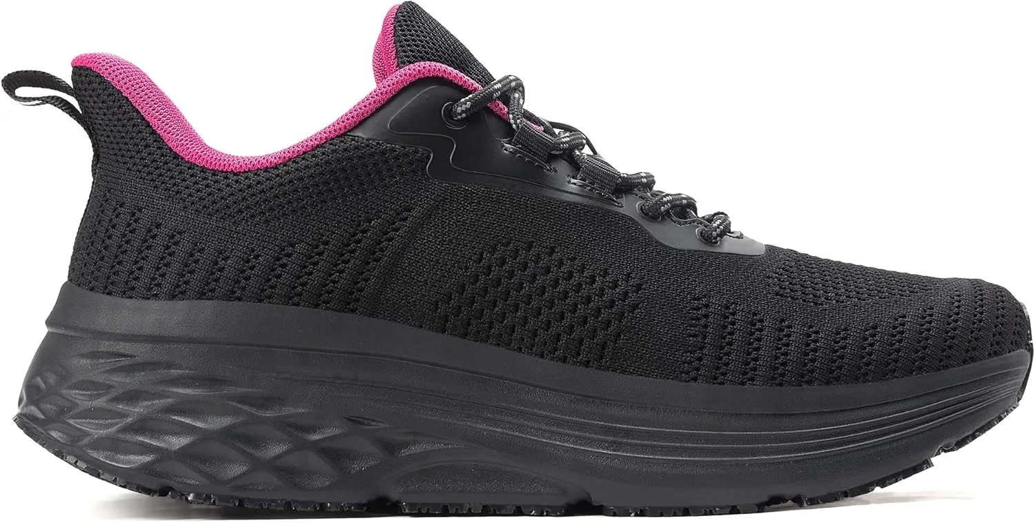 Womens Non Slip Work Shoes Water Resistant Walking Sneakers Food Service Chef Kitchen Shoes Zapatos Antideslizantes para Mujer
