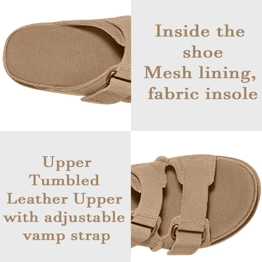 Women's Sandals Platform Slide Sandals Open Toe House Slipper Indoor Outdoor Non-Slip Sandals for Women