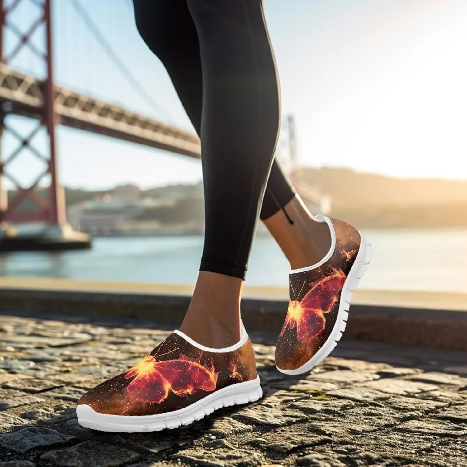 Women's Slip-on Low Top Casual Loafers Comfortable Travel Walking Shoes Non Slip Sports Running Sneakers US 5.5-11.5