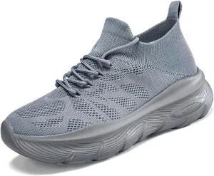 Women's Spring and Summer Fashion Solid Color Mesh Lace Up Sneakers Casual Comfortable Womens Size 8 Water Socks