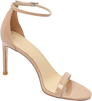 Women's Summer Luxury Leather Ankle Strap Sandals, Thin High Heels Party Fashion