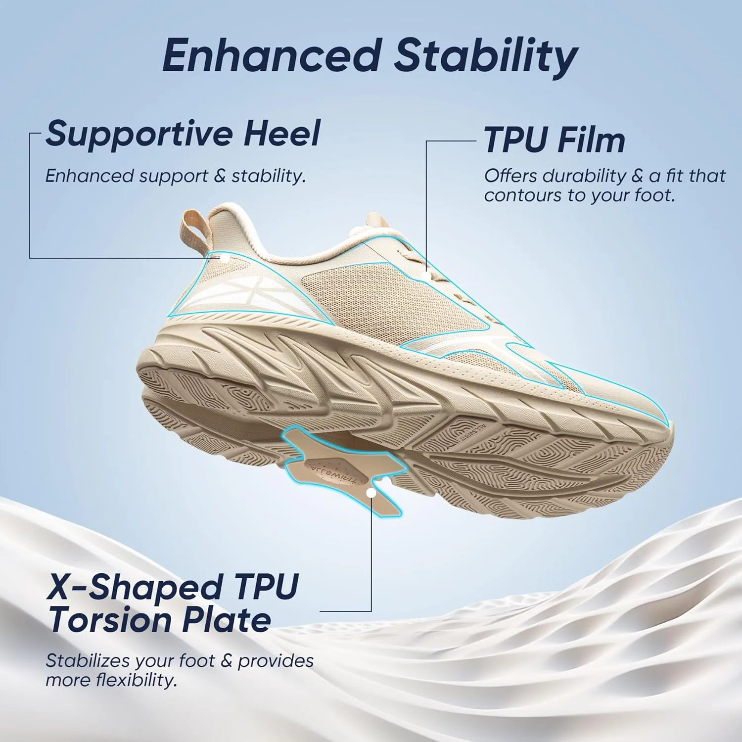 Women's Walking Shoes Comfortable ActiveEase Running Tennis Athletic Gym Workout Cross Training Sneakers
