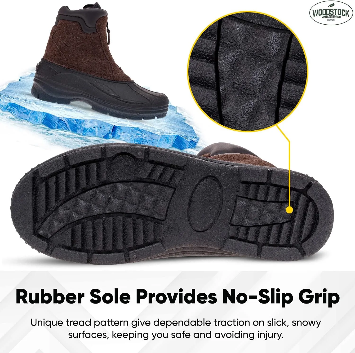 Woodstock Mens Brock Snow Boots