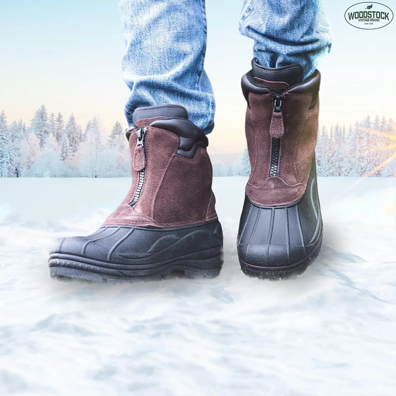Woodstock Mens Brock Snow Boots