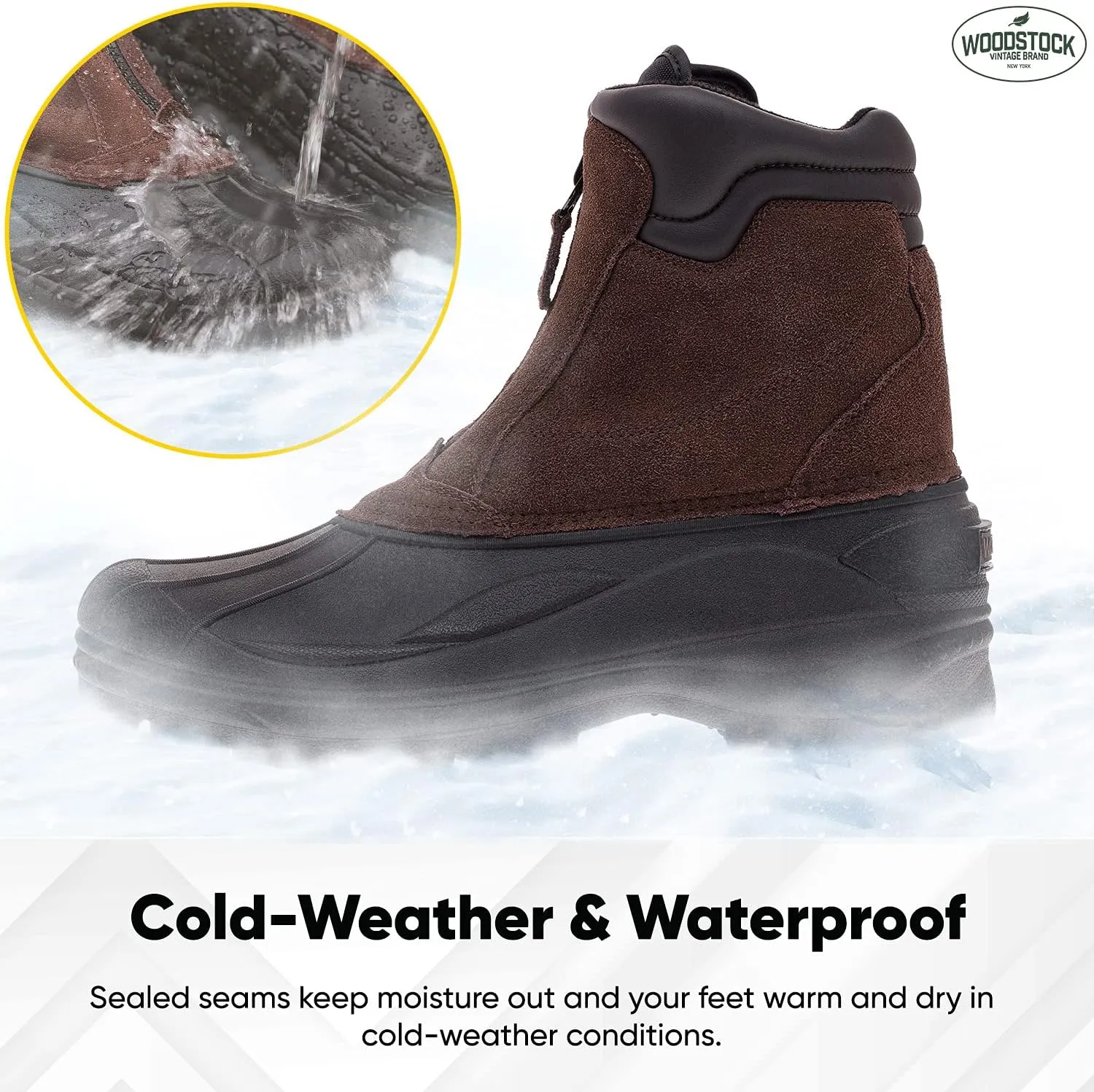Woodstock Mens Brock Snow Boots