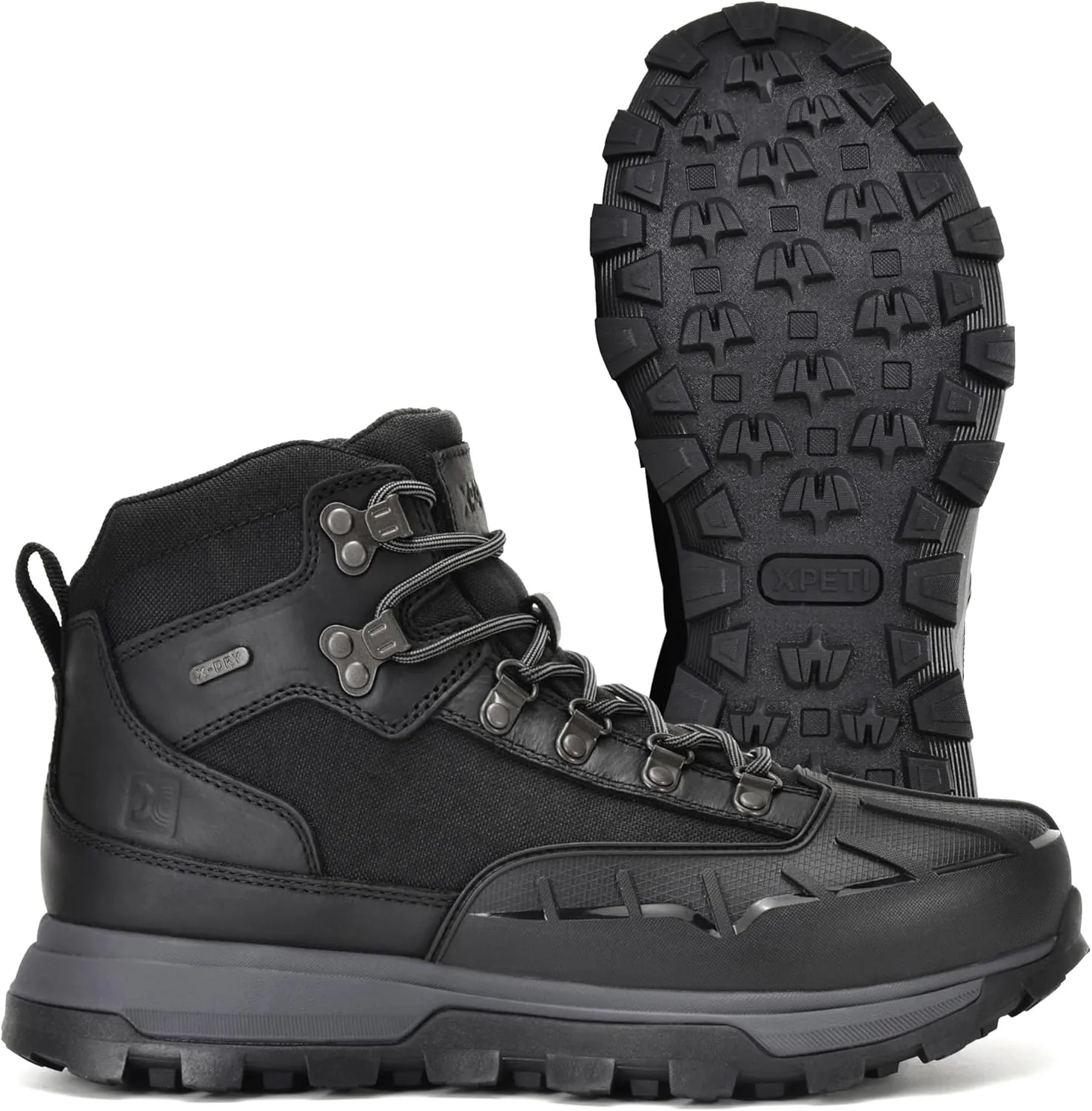 XPETI Men’s Legacy shell-toe hiking boots waterproof