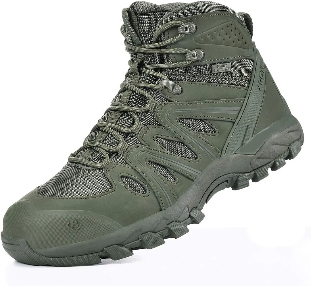 XPETI Men's X-Force Mid Tactical Boots Lightweight Military Boots