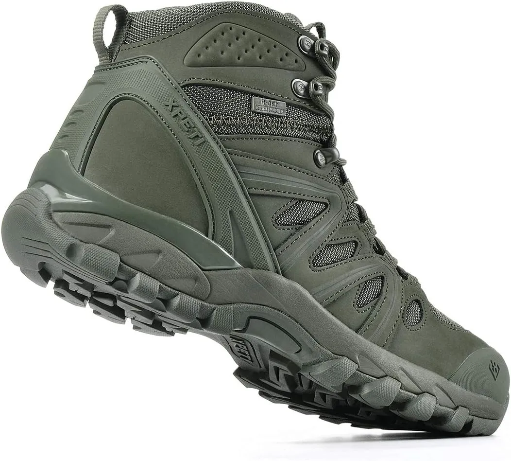 XPETI Men's X-Force Mid Tactical Boots Lightweight Military Boots
